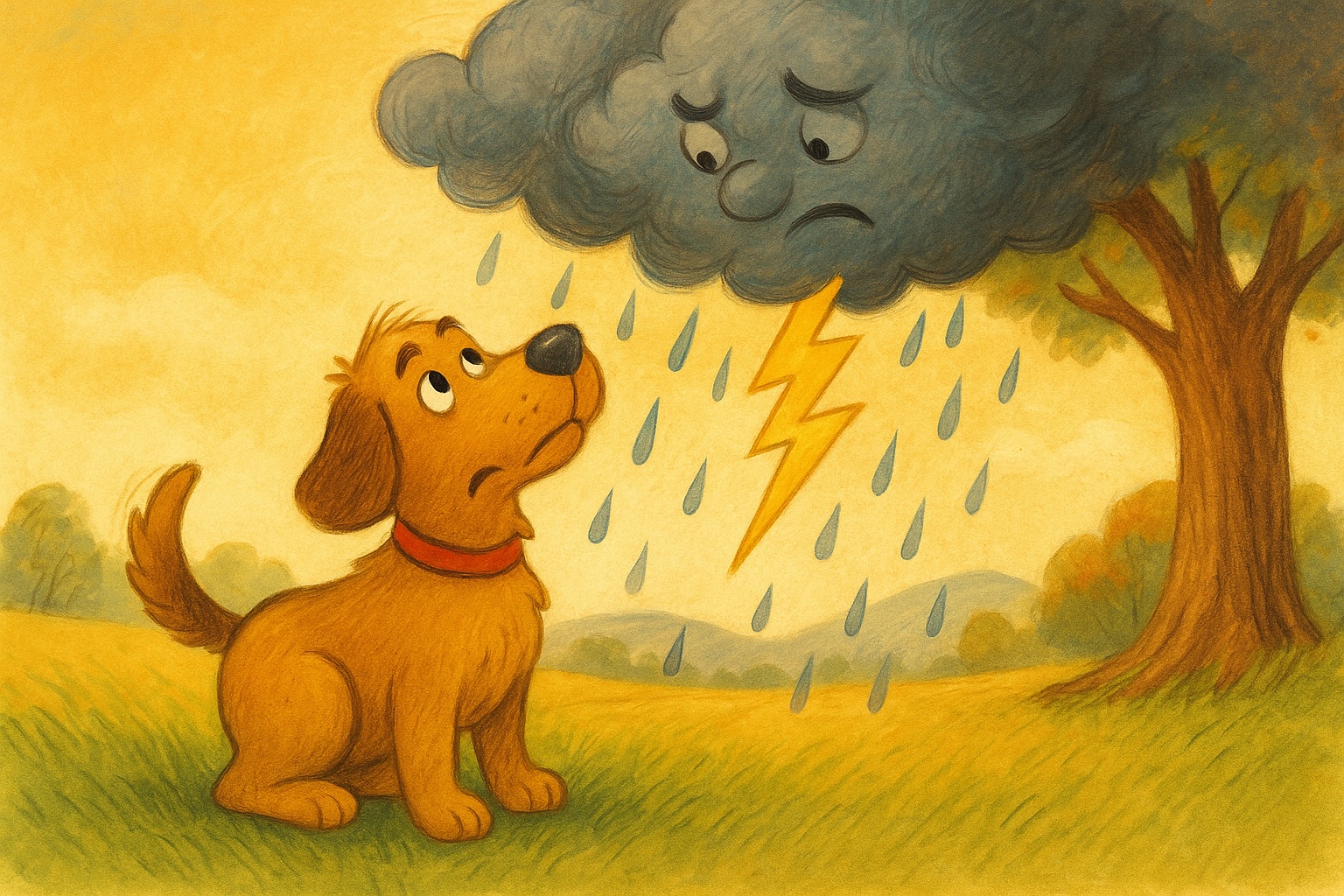 Lampo e il temporale che aveva paura di lui