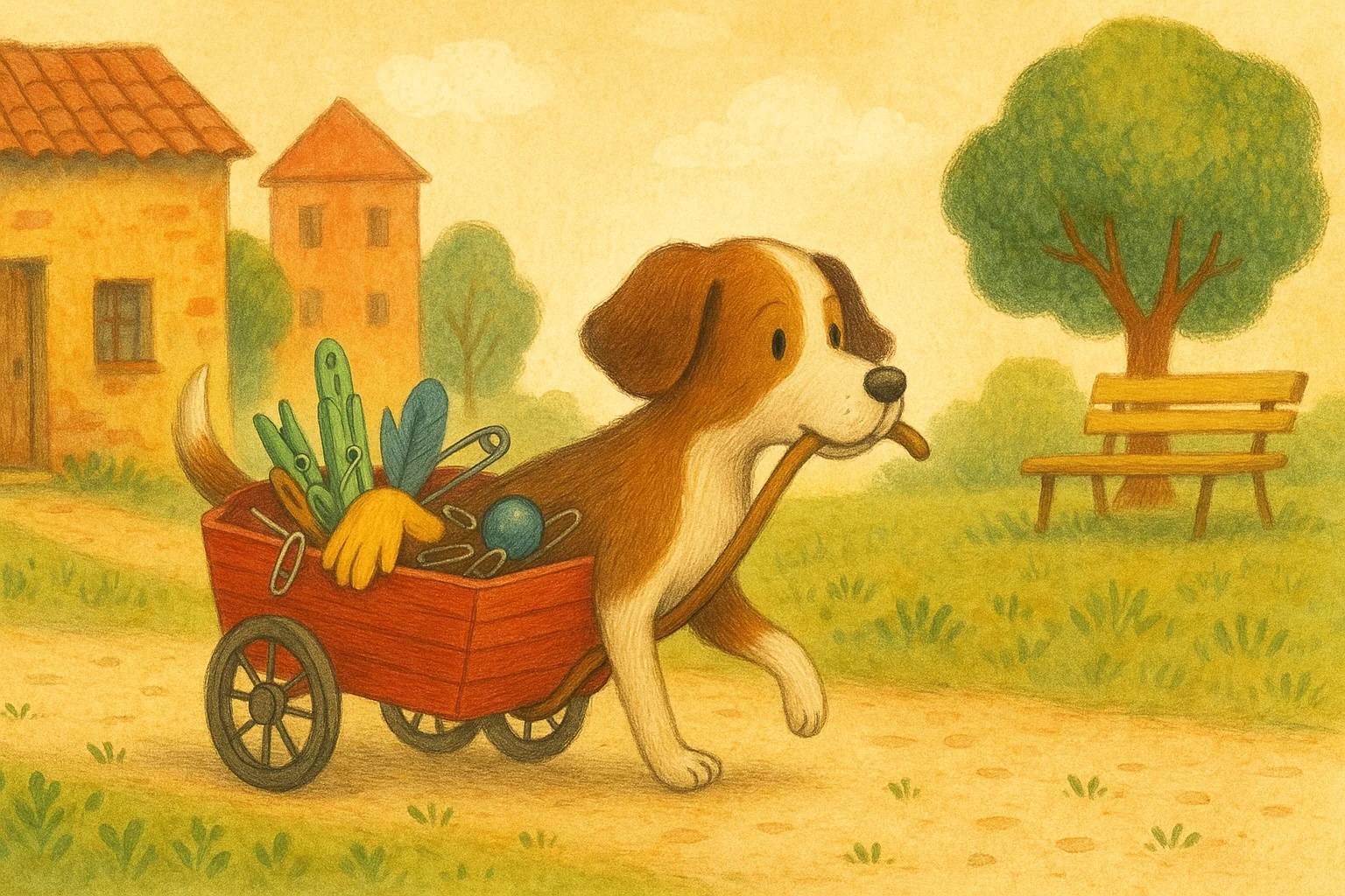 Il cane che raccoglieva cose