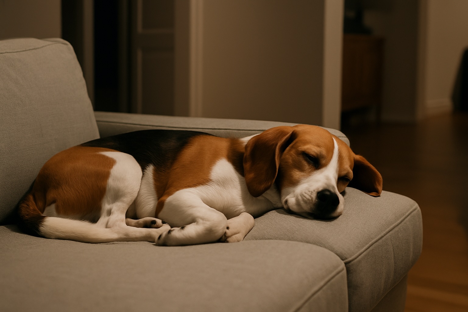 Notte da cane: perché cambia spesso posto mentre dorme?