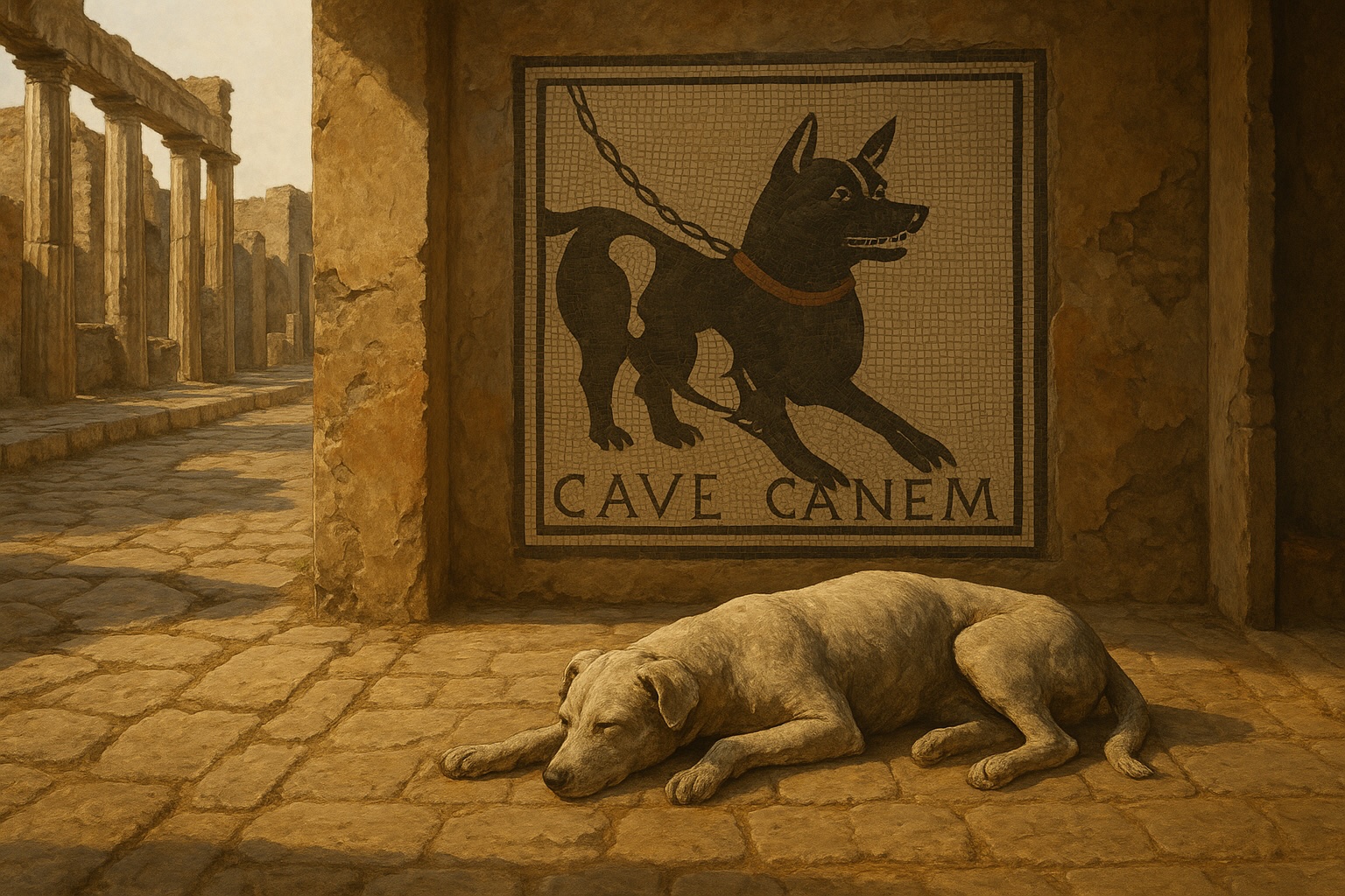 Pompeii: i cani scolpiti nel tempo